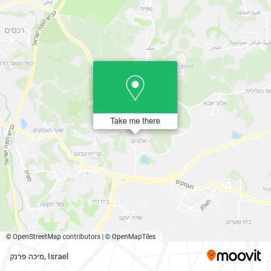 Карта מיכה פרנק