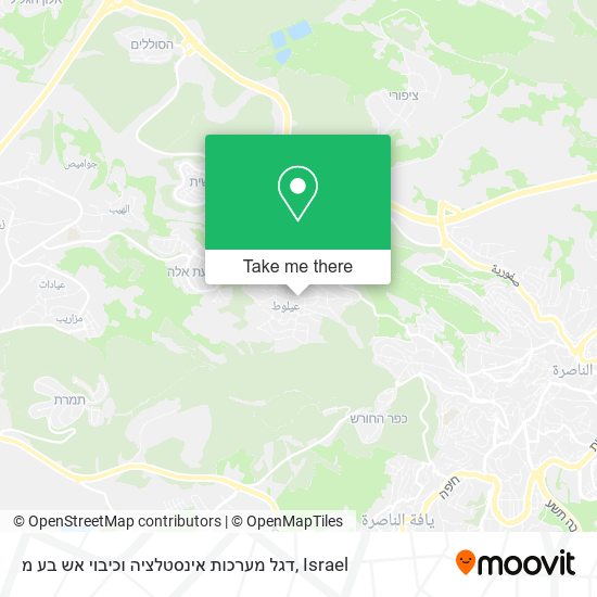 דגל מערכות אינסטלציה וכיבוי אש בע מ map