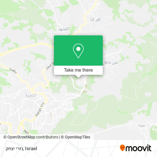 נזרי יצחק map