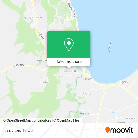 Карта פאב כנרת