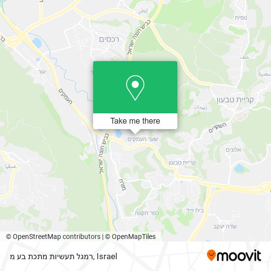 רמגל תעשיות מתכת בע מ map