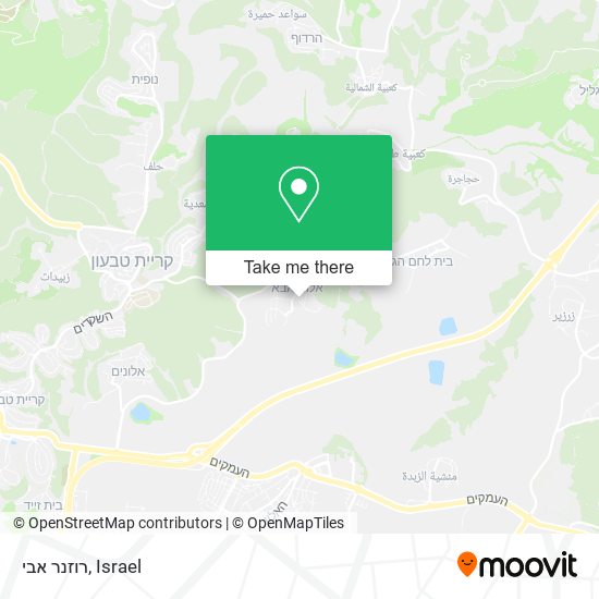 רוזנר אבי map