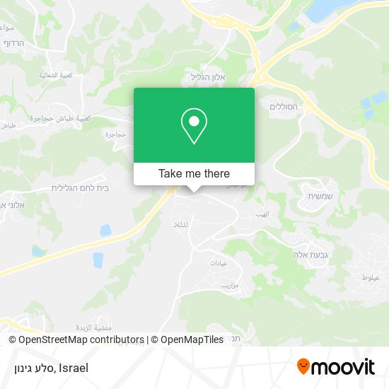 סלע גינון map