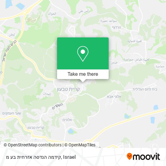 קידמה הנדסה אזרחית בע מ map