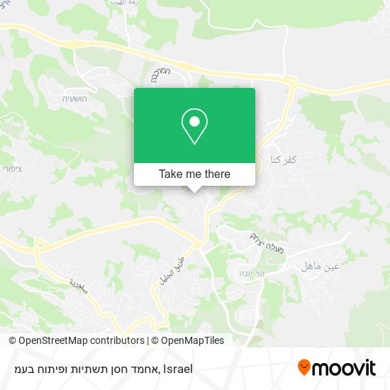 אחמד חסן תשתיות ופיתוח בעמ map