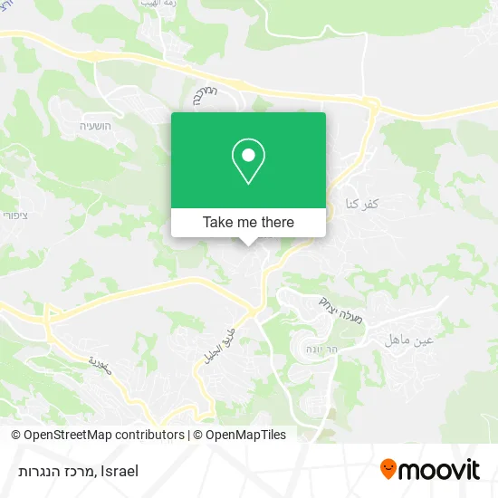 Карта מרכז הנגרות