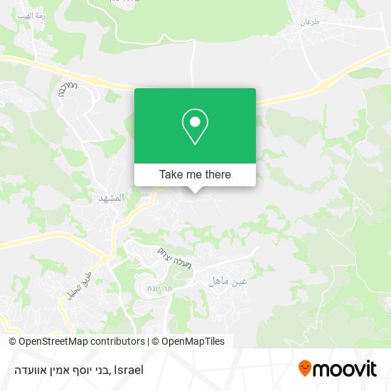 בני יוסף אמין אוועדה map