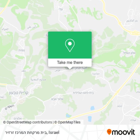 בית מרקחת המרכז זרזיר map