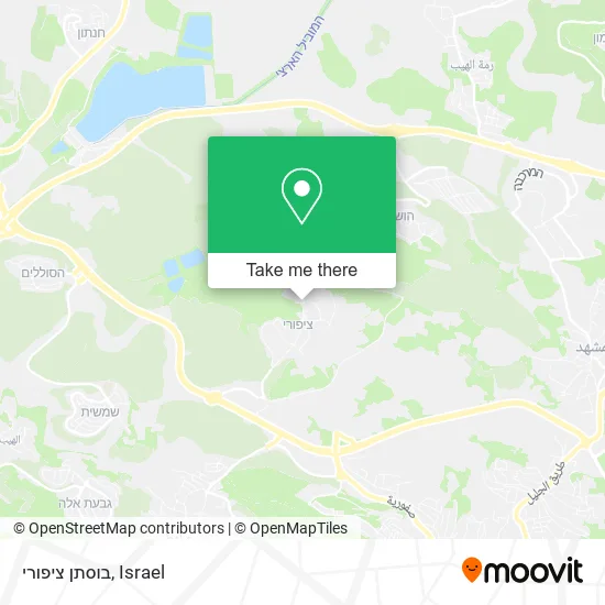 Карта בוסתן ציפורי