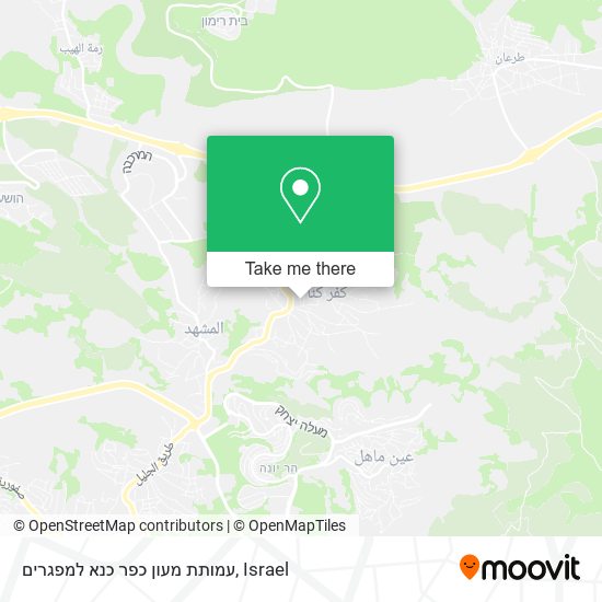 עמותת מעון כפר כנא למפגרים map