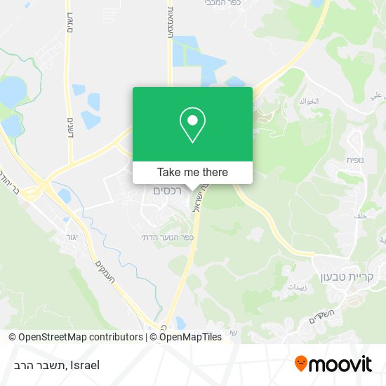 תשבר הרב map