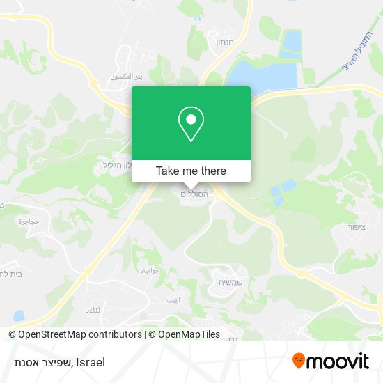 שפיצר אסנת map