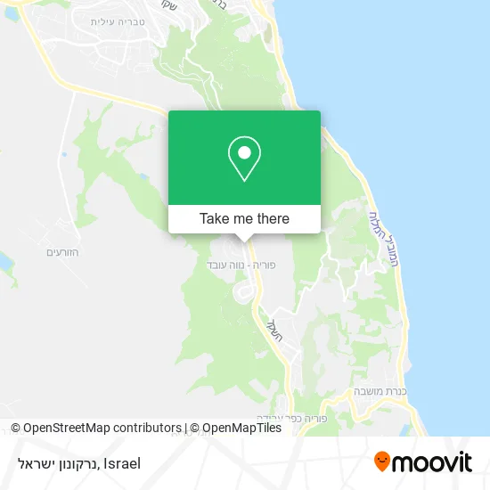 Карта נרקונון ישראל
