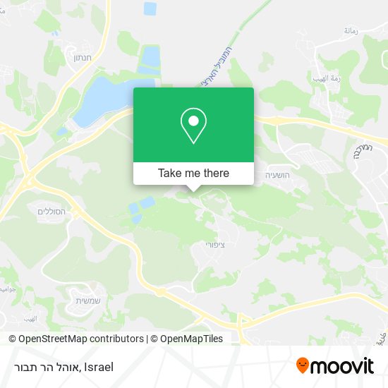 אוהל הר תבור map