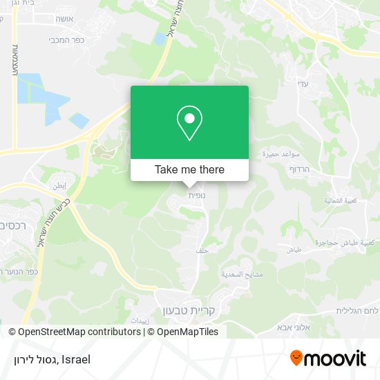 Карта גסול לירון