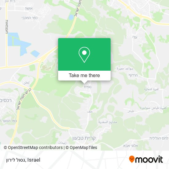 גסול לירון map