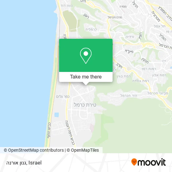 Карта גנון אורנה