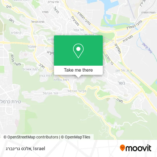 Карта אלכס גרינברג