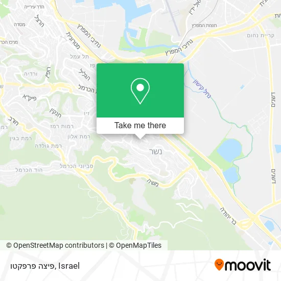 Карта פיצה פרפקטו