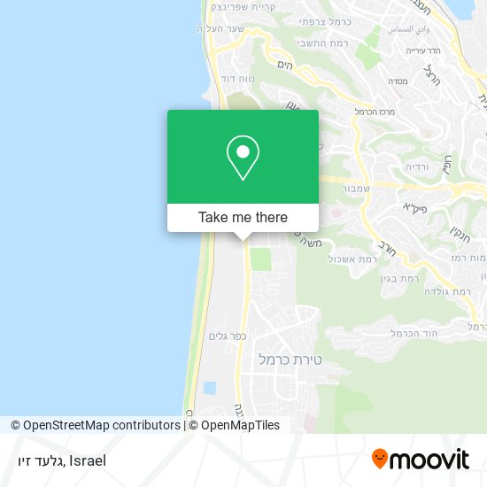 גלעד זיו map