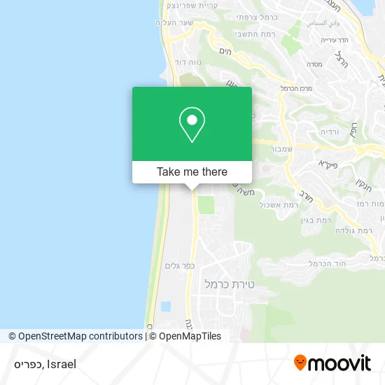 Карта כפריס