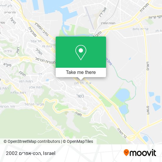 הכט-אפרים 2002 map