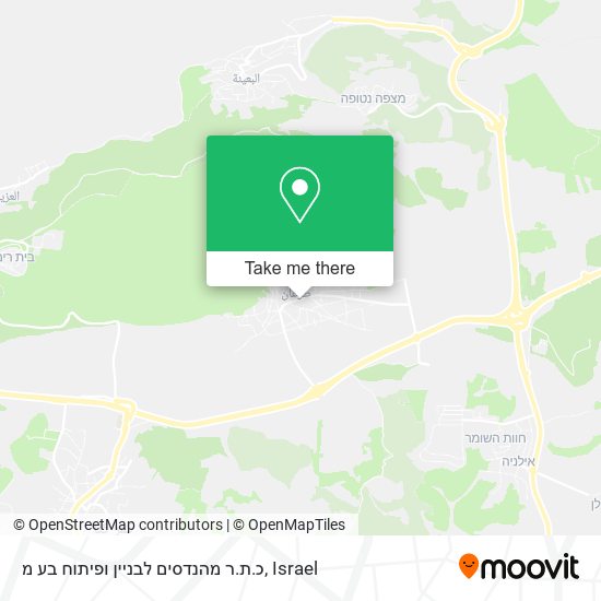 כ.ת.ר מהנדסים לבניין ופיתוח בע מ map