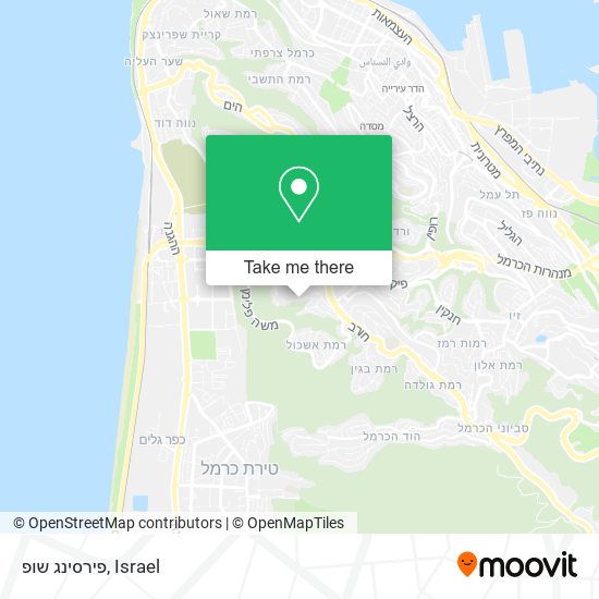 פירסינג שופ map