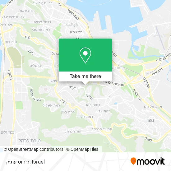 Карта ריהוט עתיק