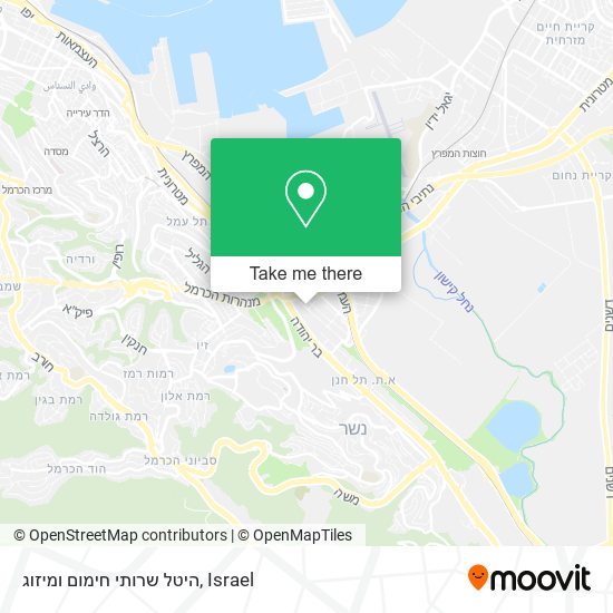 היטל שרותי חימום ומיזוג map