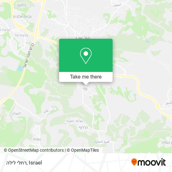 רחלי לילה map