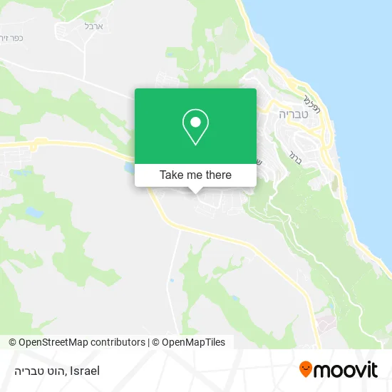 Карта הוט טבריה