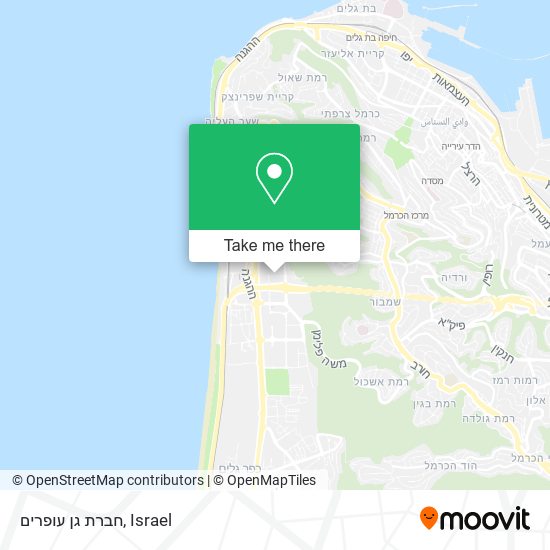 חברת גן עופרים map