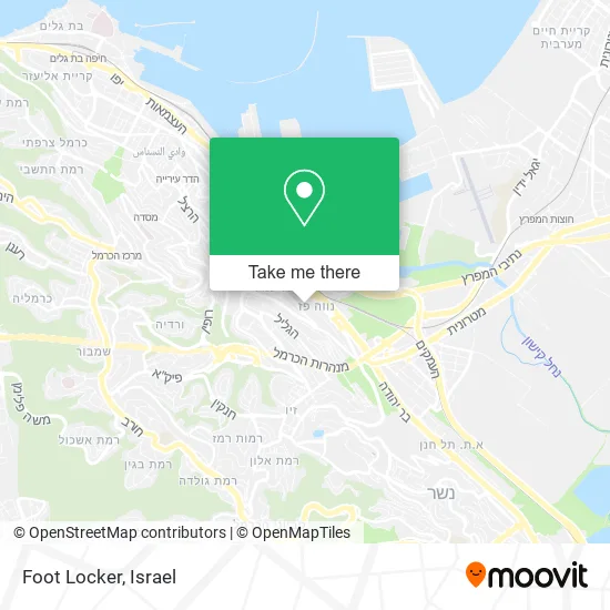 Карта Foot Locker