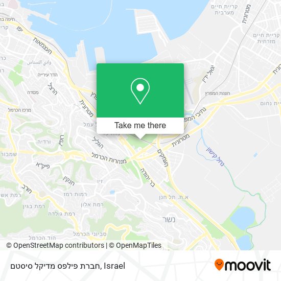 חברת פילפס מדיקל סיסטם map