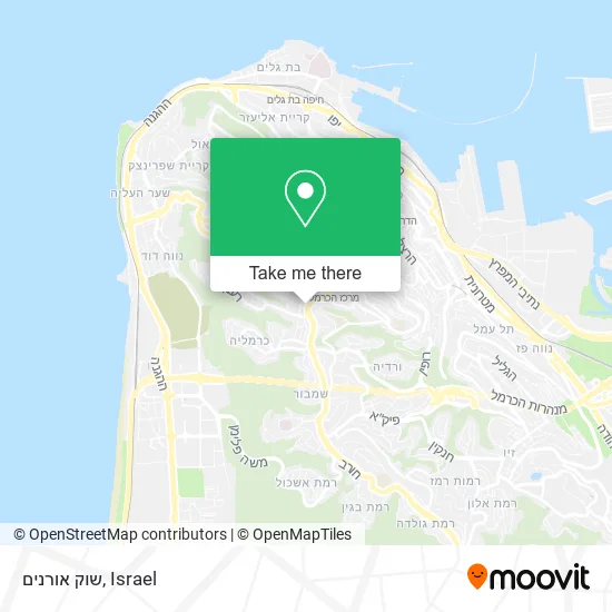 Карта שוק אורנים