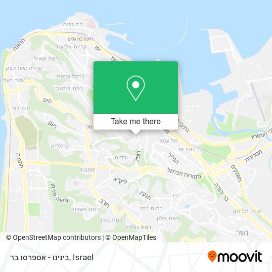 בינינו - אספרסו בר map
