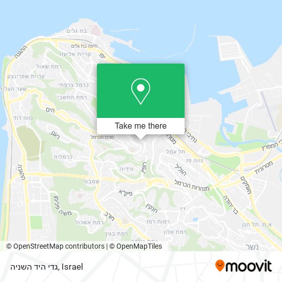 גדי היד השניה map