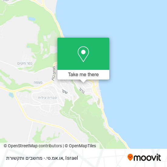 או.אמ.סי.- מחשבים ותקשורת map