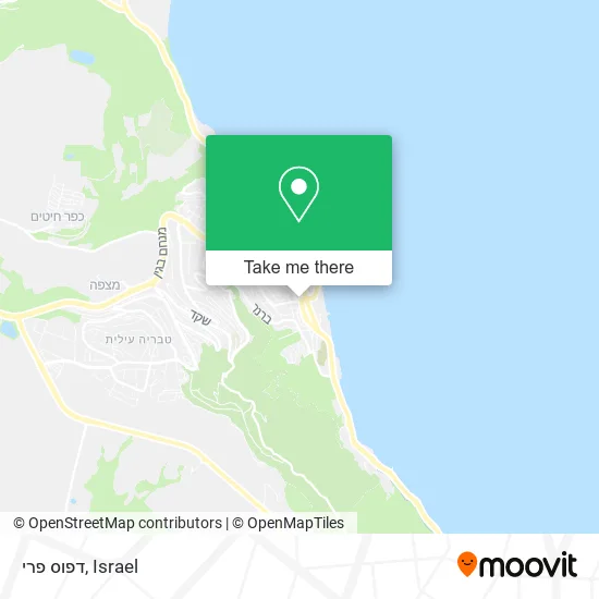 Карта דפוס פרי
