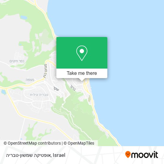 אופטיקה שמשון-טבריה map