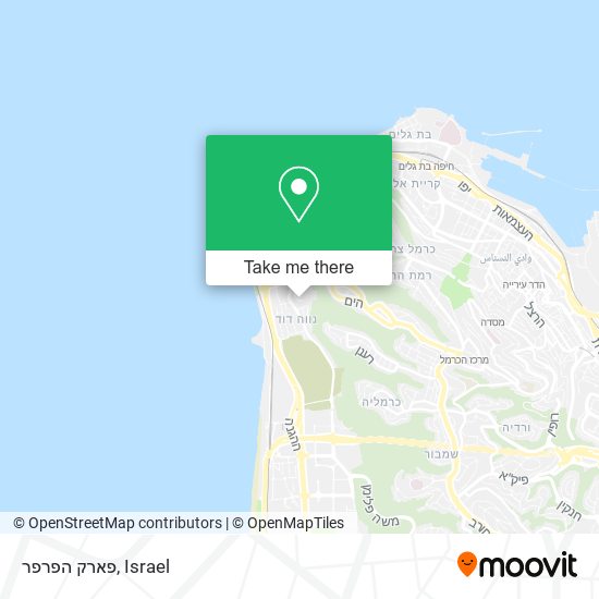 פארק הפרפר map