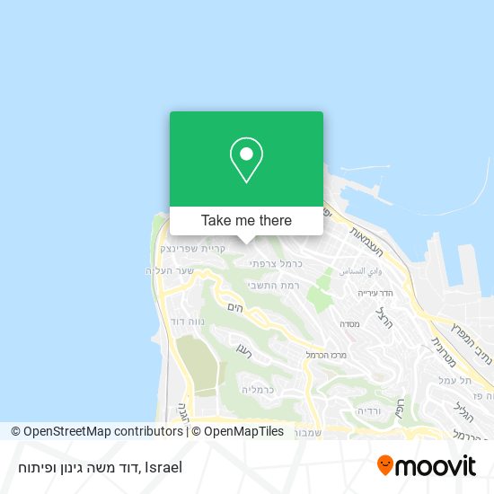 דוד משה גינון ופיתוח map