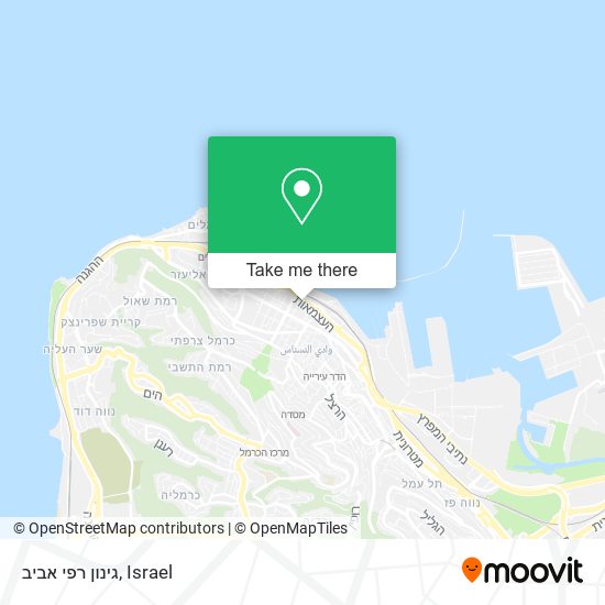 גינון רפי אביב map