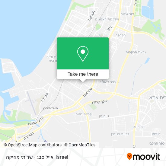 אייל סבג - שרותי מוזיקה map