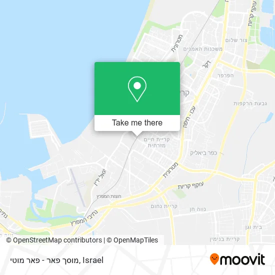 Карта מוסך פאר - פאר מוטי