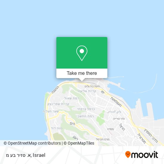 א. סזיר בע מ map