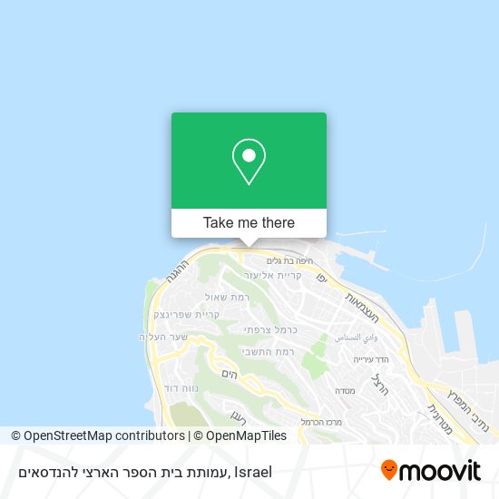 עמותת בית הספר הארצי להנדסאים map
