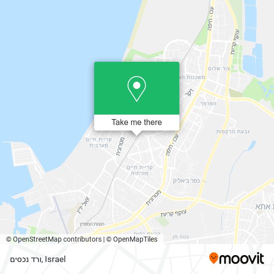 ורד נכסים map