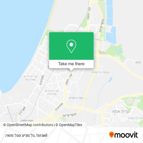 Карта גל מניע סגל משה